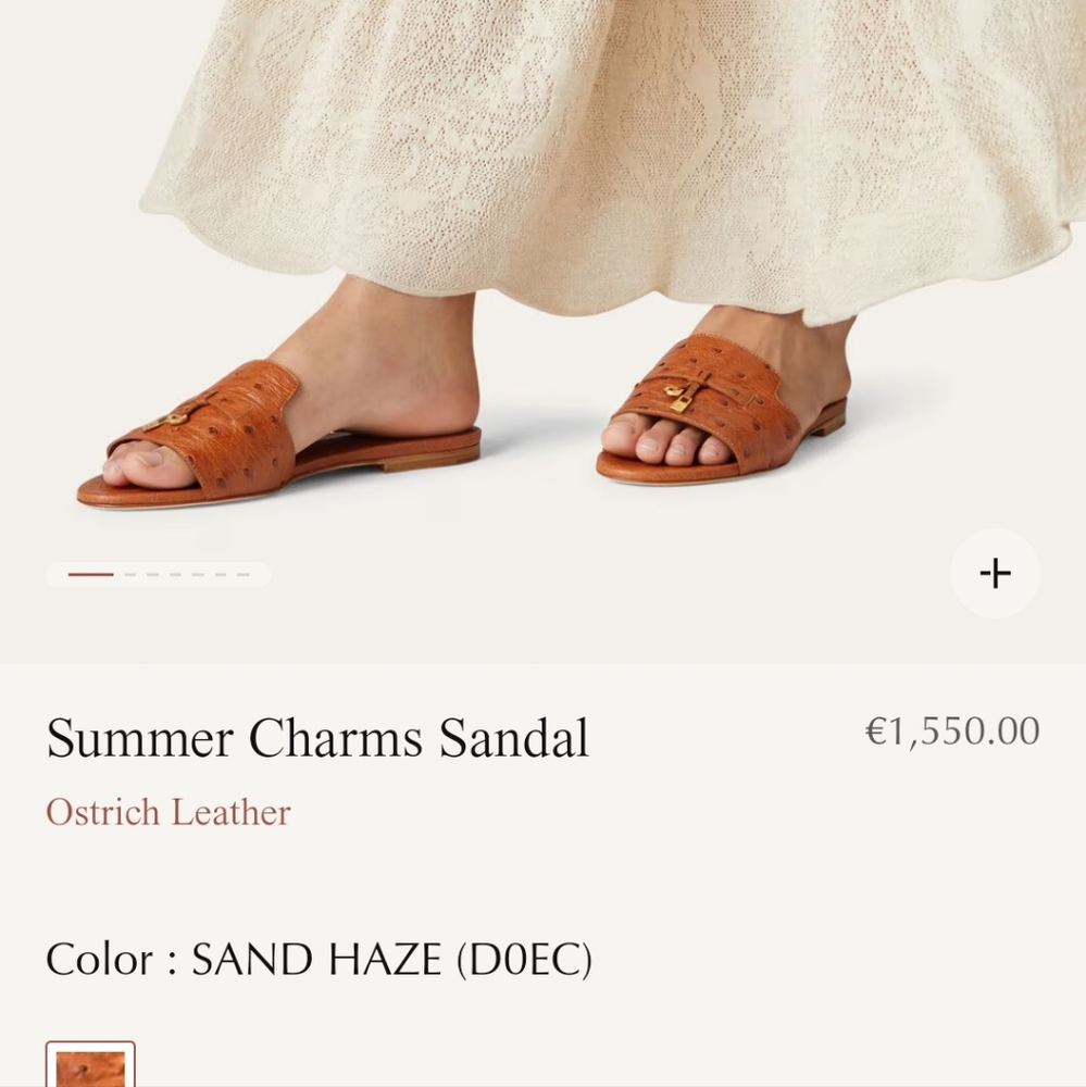 BRAND NEW Loro Piana summer charms sandals - Picture 7 of 9